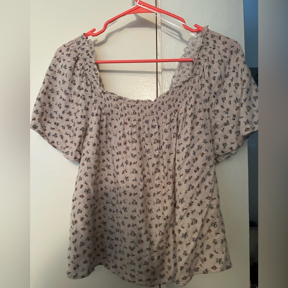 pink blouse